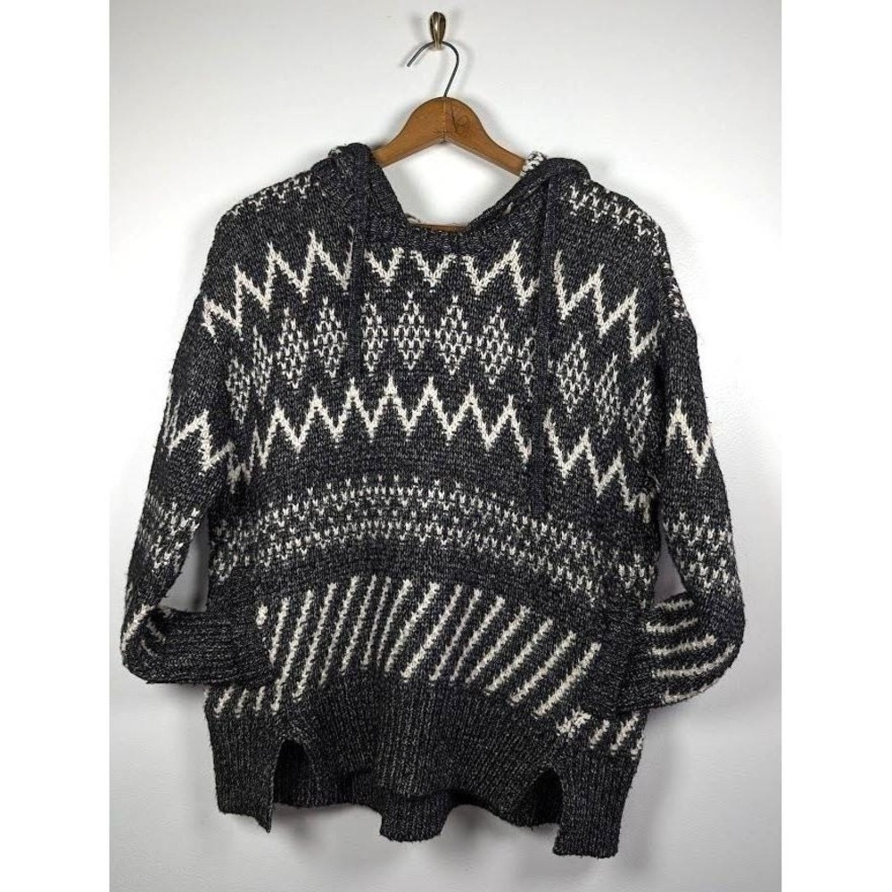 Y2K Victoria's‎ Secret Sweater Small Fair Isle Nordic Chunky Wool Fisherman Boho